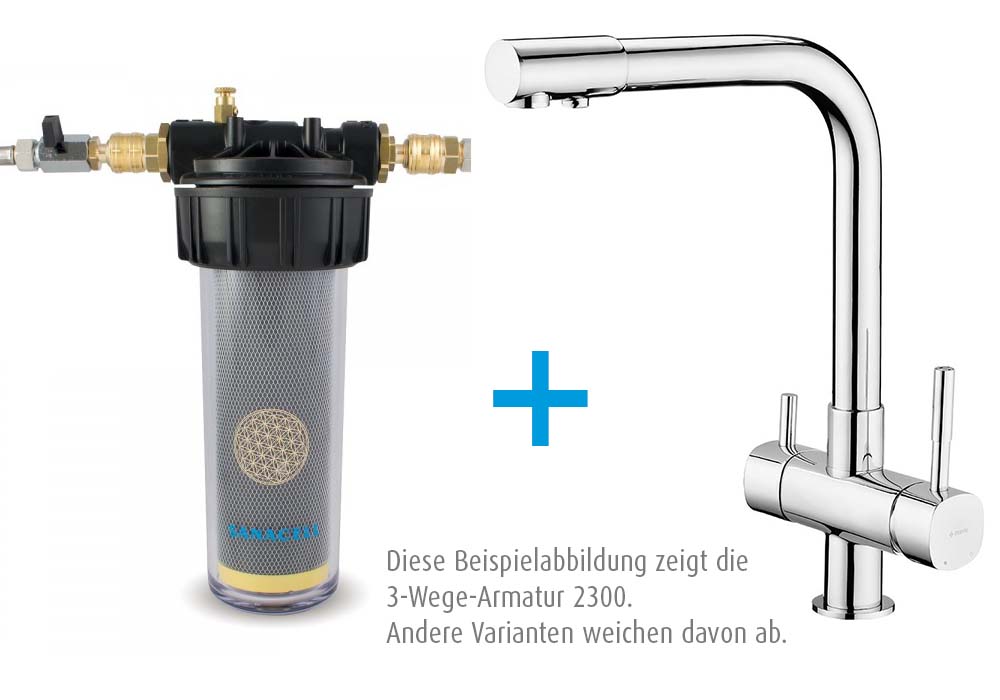 SANACELL VARIO mit 3-Wege-Armatur SANACELL VARIO mit 3-Wege-Armatur